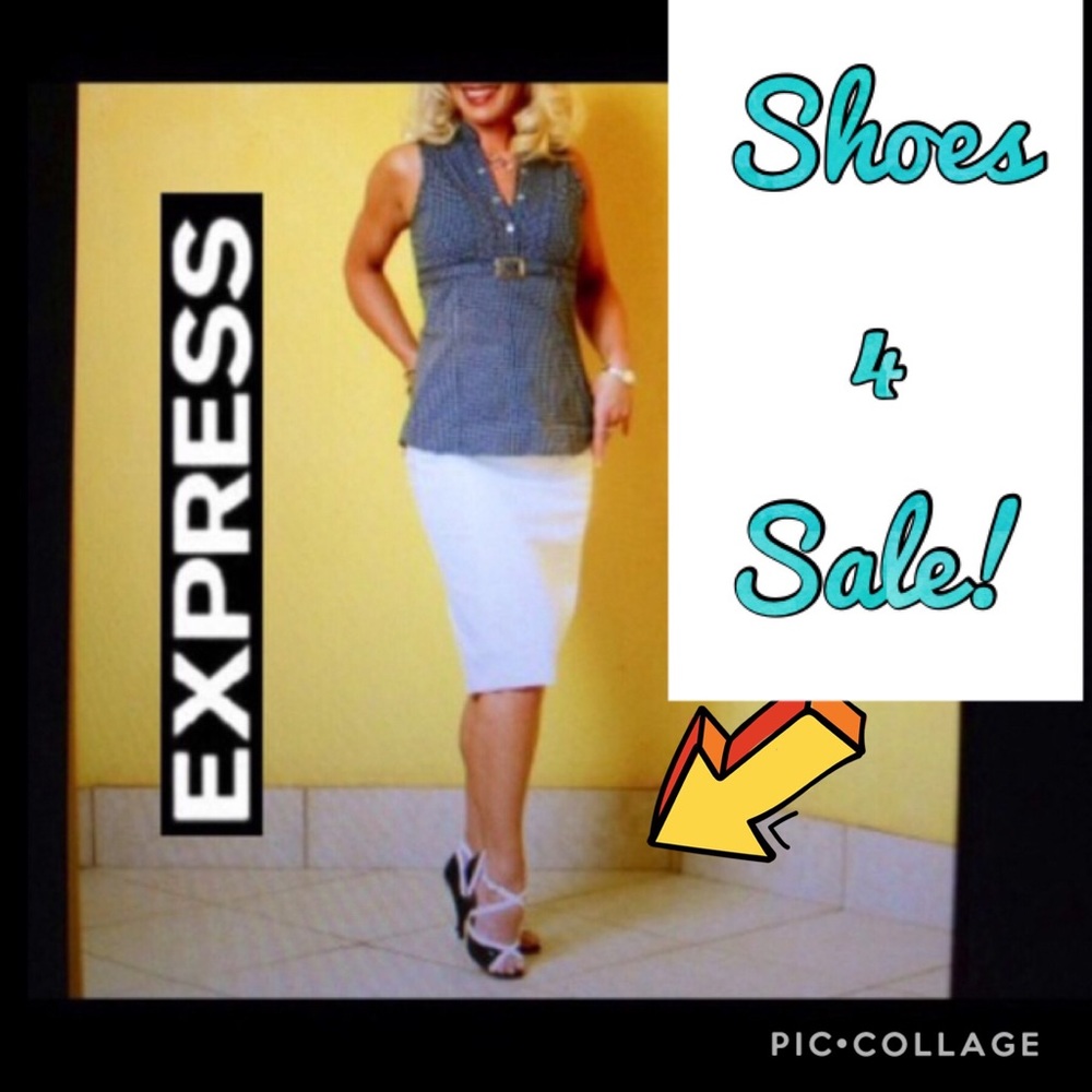 EXPRESS white pencil skirt on hold. Shoes4Sale! - Picture 1 of 5